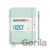 Leuchtturm1917 Zápisník 120G Mint Green Medium A5 linkovaný