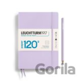 Leuchtturm1917 Zápisník 120G Lilac Medium A5 linkovaný
