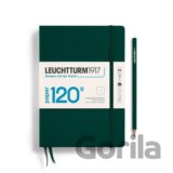 Leuchtturm1917 Zápisník 120G Forest Green Medium A5 tečkovaný