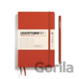 Leuchtturm1917 Zápisník Fox Red Paperback B6+ tečkovaný