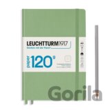 Leuchtturm1917 Zápisník 120G Sage A5 tečkovaný