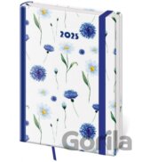 Diář 2025 Vario denní A5 Meadow s gumičkou