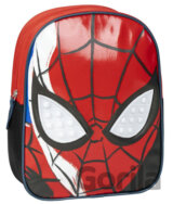 3D detský batoh Marvel - Spiderman: Tvár