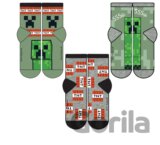 Detské ponožky Minecraft: TNT set 3 párov  (EU 31-34)