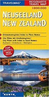 Nový Zéland/Travelmag 1:800 T KUN