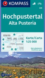 635 Hochpustertal, Alta Pusteria 1: 25 000