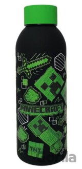 Nerezová fľaša na pitie Minecraft: Creeper