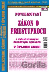 Novelizovaný Zákon o priestupkoch