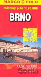 Brno - plán tvrdá obálka