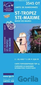 St-Tropez: Ste Maxime 1:25 000/Mapa