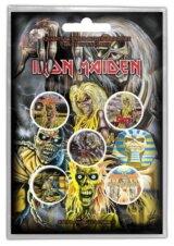 Set 5 odznakov Iron Maiden: Early Albums