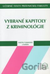 Vybrané kapitoly z kriminológie