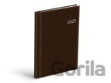 Týdenní diář 2025 PVC dark brown
