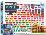Kniha a puzzle - Vlajky celého světa
