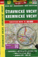 Štiavnické vrchy, Kremnické vrchy 1:40 000