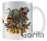Keramický hrnček Jurassic World Dominion: T-Rex a Dinosauri