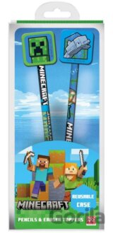 Set 2 ks tužiek s násadami Minecraft: Ikony