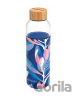 Sklenená fľaša Flow Midnight Leaves 660 ml