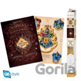 Harry Potter Set plagátov - Bradavický znak & Záškodnícka mapa 2 ks
