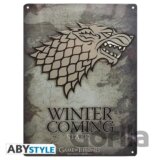 Game of Thrones Plechová ceduľa: Stark