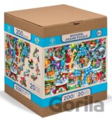 Wooden City Puzzle Vánoční koule
