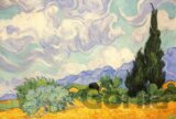 Wheat Field with Cypresses