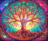 Dřevěné puzzle Strom života A2