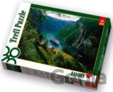 Vodopád Sedem sestier, Geirangerfjord. Nórsko
