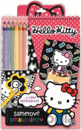 Hello Kitty - Sametové omalovánky