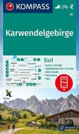 Karwendelgebirge 1:50 000 / turistická mapa KOMPASS 26