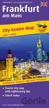 Frankfurt nad Mohanem 1:16 000 / plán města
