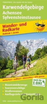 Pohoří Karwendel, Achensee, nádrž Sylvenstein 1:35 000 / turistická a cykloturistická mapa