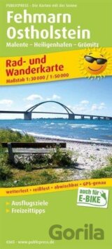 Fehmarn-Ostholstein, Malente-Heiligenhafen-Grömitz 1:30 000/1:50 000 / cyklistická a turistická mapa
