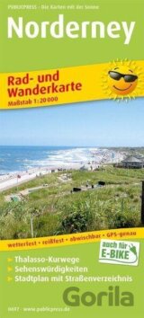 Norderney 1:20 000 / cyklistická a turistická mapa