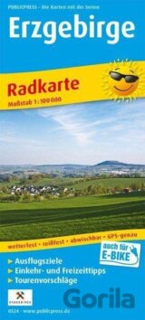 Krušné hory 1:100 000 / cyklistická mapa
