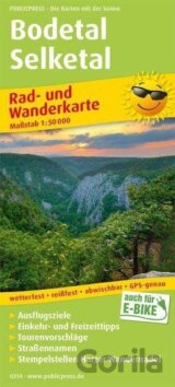 Bodetal-Selketal 1:50 000 / cyklistická a turistická mapa