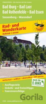 Bad Iburg-Bad Laer-Bad Rothenfelde-Bad Essen, Sassenberg-Warendorf 1:50 000 / cyklistická a turistická mapa