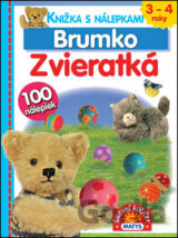 Knižka s nálepkami Brumko: Zvieratká