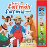 Starý farmár farmu mal