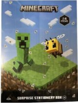 Minecraft adventní kalendář papírenský