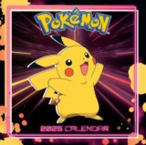 Oficiálny nástenný kalendar 2025 s plagátom: Pokémoni
