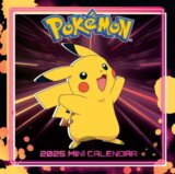 Oficiálny dětský nástenný mini kalendár 2025: Pokémon s plagátom