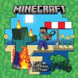 Oficiálny detský nástenný mini kalendár 2025: Minecraft s plagátom