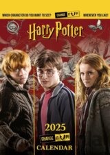 Oficiálny nástenný kalendár 2025 s nastaviteľnými obrázkami: Harry Potter