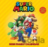 Oficiálny nástenný plánovací kalendarče Nintendo 2025: Super Mario s plagátom