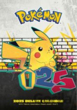 Deluxe oficiálny nástenný kalendár 2025: Pokémon
