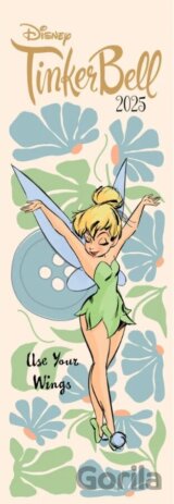 Oficiálny nástenný slim kalendár 2025 Disney: Zvonilka