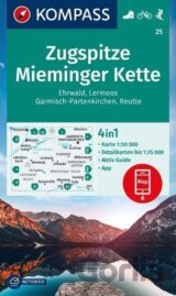 25 Zugspitze, Mieminger Kette 1: 50 000