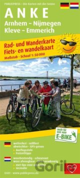 Arnhem, Nijmegen, Kleve, Emmerich 1:50 000 / cyklistická a turistická mapa