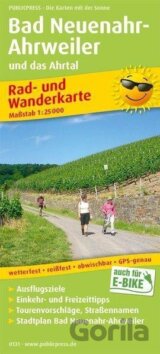 Bad Neuenahr-Ahrweiler a údolí Ahr 1:25 000 / cyklistická a turistická mapa